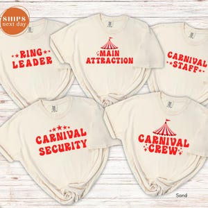 Comfort Colors Carnival Staff Birthday Shirt, Ring Leader Birthday Tee, Main Attraction Shirt, Birthday Crew Family Top, Fun Party Gift Tee