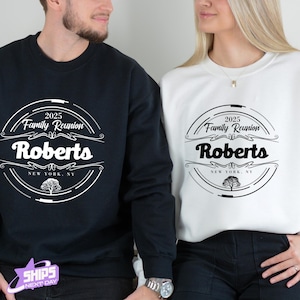 Custom Family Reunion Hoodie, Family Vacation Sweatshirt, Matching Family Trip Outfit, Personalized Family Sweater, Family Together Crewneck