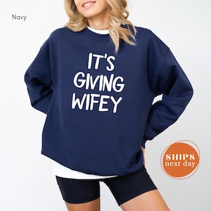 Bride Hoodie For Women, Wifey Sweatshirt, Future Bride Sweater, Its Giving Wife Hoodie, Bachelorette Gift, Bridal Pullover, Wedding Sweater