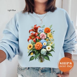 Boho Wildflowers Hoodie, Cottagecore Floral Hoodie, Floral Hoodie, Plant Lover Sweatshirt, Whimsigoth Gift For Her, Botanical Hoodie