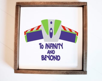 Hand Painted Toy Story Sign: Rustic Farmhouse Decor (10x10)