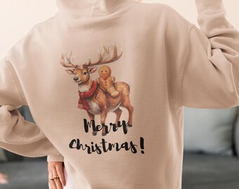 20 cute Reindeer PNG Clipart Set, Christmas Deer, Watercolor Santa reindeer graphics, Christmas Clipart, Christmas cards, sublimation design