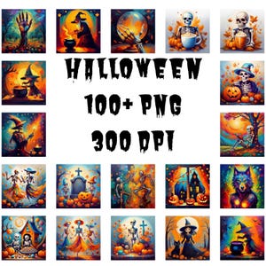 100+ Halloween Oil painting Png Bundle, Horror Png Bundle, Halloween Png, Horror Bundle PNG, spooky season , Halloween Png