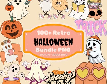 Pacote de Halloween Png, Horror Halloween Png, Retro Halloween Png, Temporada Assustadora Png, Halloween, Camiseta Fantasma, Abóbora Png
