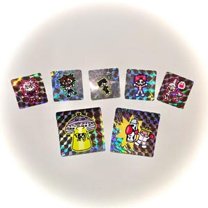 DANDADAN prismatic stickers