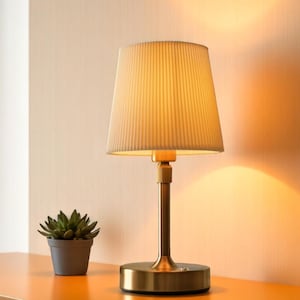 Vintage Wireless Table Lamp | Retro Battery LED Desk Light | Minimalist Bedside Decor | Father&#39;s Day 2025 Gift | Dorm & Travel Lamp