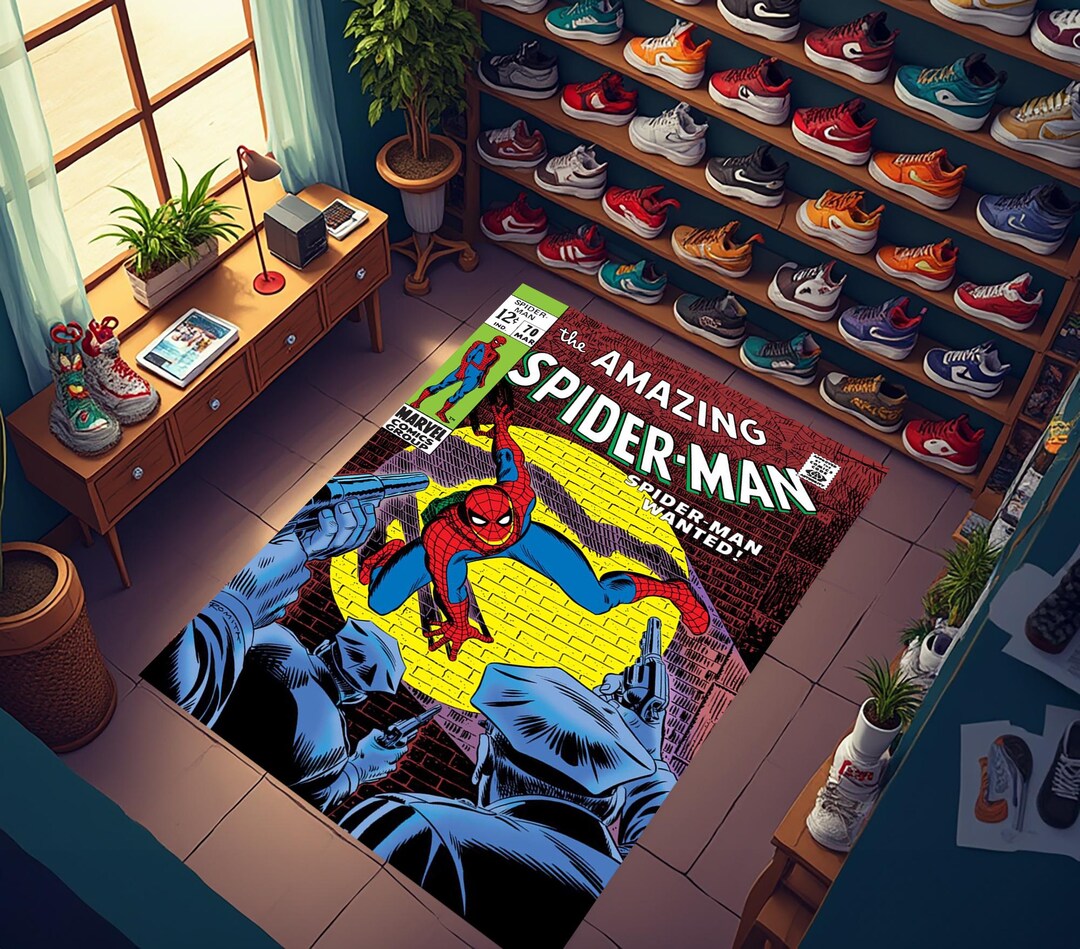 Spiderman Comics Rug,spiderman Rug,superhero Rug,avengers Rug,fighter ...