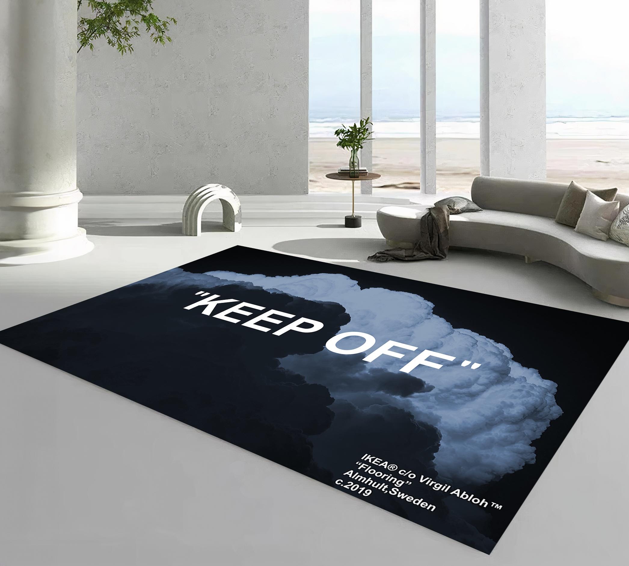その他 Off-White Ikea Keep Off Rug Virgil Abloh x IKEA “KEEP OFF” rug 200 X 300 cm Off-White *BRAND