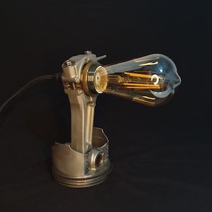 Piston Lamp, Real car Piston lamp perfect and unique gift for friends and for yourself,  Gift for men, gift for man cave