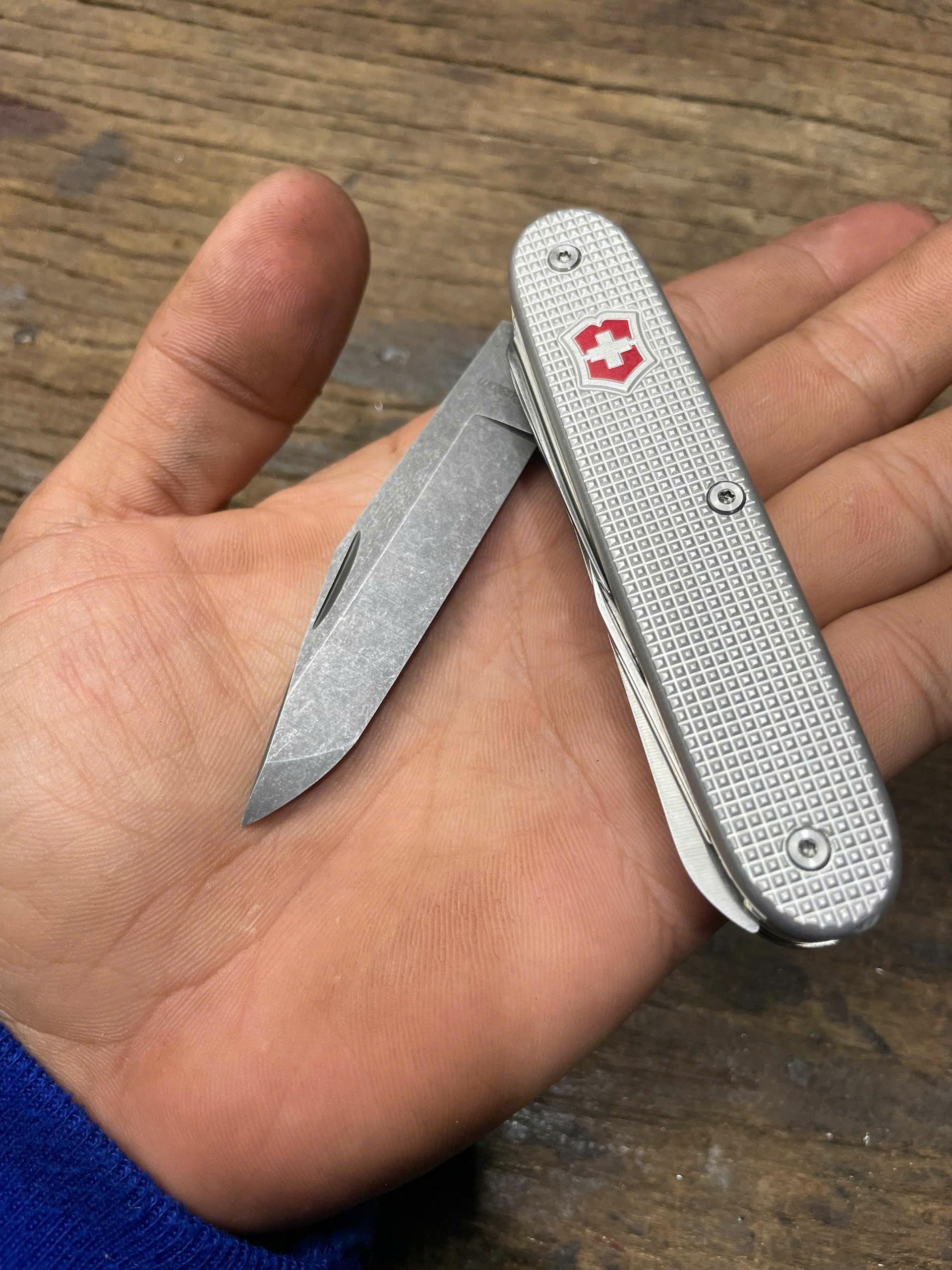 Victorinox Farmer X: Custom Tanto Magnacut Steel Pocket Knife - Etsy