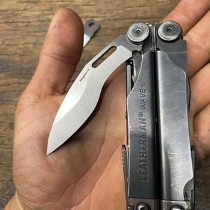 Custom MagnaCut Kukri Blade for Leatherman Wave+ and Charge
