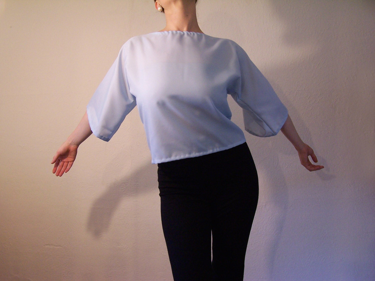 sheer angel shirt