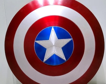 22'' Captain America Shield Replica, Steel Avengers Shield