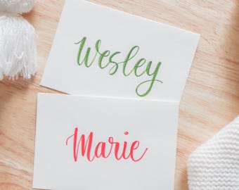 Custom Gift Card Envelope, Gift Card Holder for Kids, Personalized Name Holder, Christmas Money Envelope and Card, Stocking Stuffer Cash