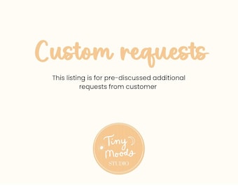 Custom listing--additional items