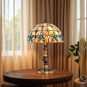 Tiffany-Style Seashell Table Lamp luxury home decor housewarming lamp For Bedroom Home Living - Perfect Gift