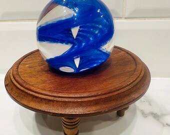 Vintage Caithness Scotland Paperweight ‘Jacob’s Ladder’ Art Glass Hand Made VGC