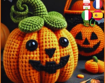 Crochet Pumpkin Amigurumi Pattern: Halloween Plushie (PDF Pattern)