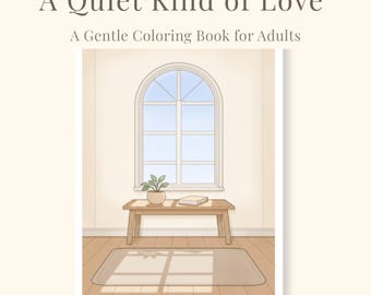 Libro para colorear sobre el amor propio emocional para adultos – Interiores relajantes (PDF)