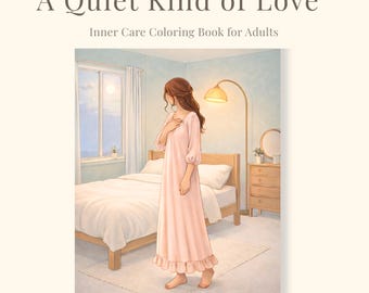 Un libro para colorear de amor tranquilo: escenas acogedoras de autocuidado para adultos (descarga en PDF)