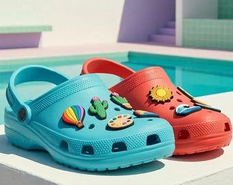 Sabots en PVC personnalisés - Articles de cadeau, Gibbitz en gros - Pendentifs pour chaussures en PVC - Épingles à chaussures - Décoration de sabots - Vente en gros Pendentifs de chaussures en PVC