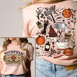 Chemise Fête des moissons de Pottsfield, chemise murale sur le jardin, chemise Pottsfield, chemise d'Halloween, costume d'Halloween, vêtements d'Halloween