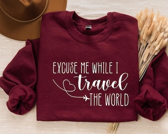 Travel the World Sweatshirt: Airplane Mode Vacation Hoodie
