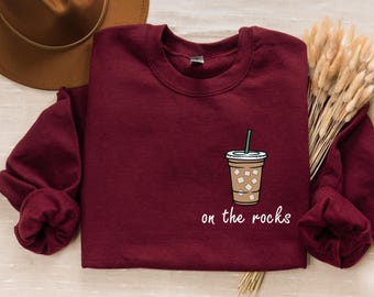 Iced Coffee Sweatshirt - Latte Lover Crewneck