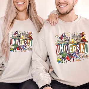 Vintage Universal Studios Sweatshirt, Universal Studios Family Vacation 2024, Universal Studios Trip Shirt, Family Trip Top, 2024 Vacation