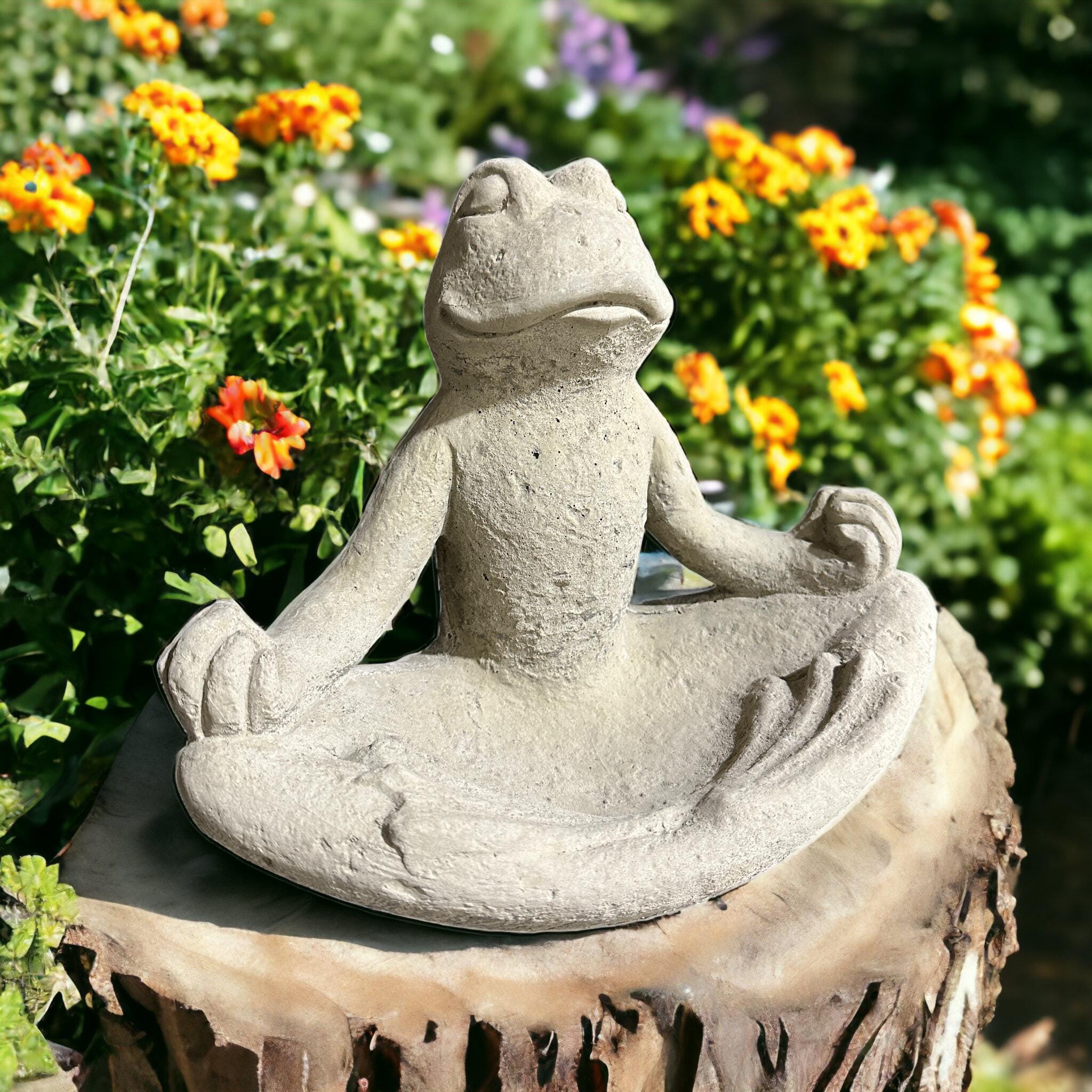 Sunset Vista Designs Gartenfigur 'Izzy Der Frosch' – 16,5 Cm, Aus Metall, Für Innen & Außen