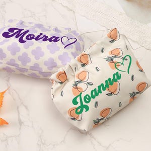 Monedero personalizado, Monedero lindo, Regalo para ella, Monedero con patrón, Monedero pequeño portátil