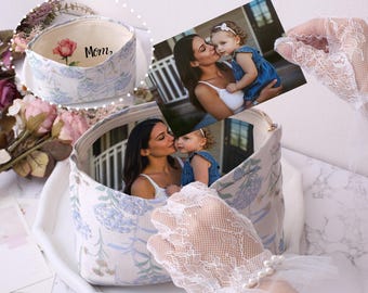 Sac à main avec doublure photo personnalisée, cadeau de mariage pour mère, cadeau de mariage pour la mère de la mariée, cadeau de mariage pour la mère du marié, pochette personnalisée