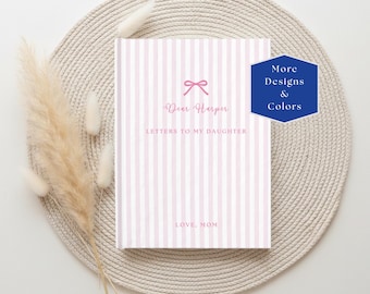 Personalized Daughter Keepsake Journal, Baby Memory Book, Letters from Mom