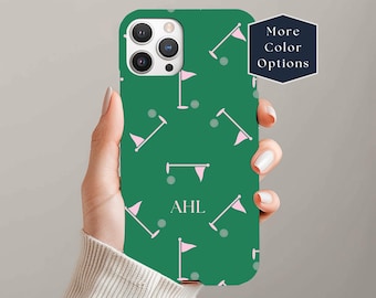 Personalized Golf Phone Case, Gift for Golfers, Womens and Girls Golf Keepsake