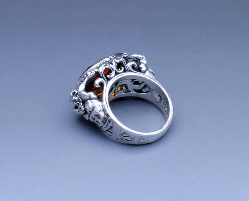 Satyr Greek Mythology Ring Pagan Ring Goat Ring Faun Ring Etsy