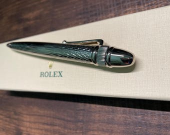 ROLEX ボールペン シルバーカラー未使用 新品未使用 ロレックス ヴィンテージ プラチナ仕上げ ボールペン