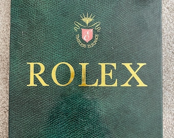 Vintage Rolex Timeless Elegance Book, George Gordon First Edition, Certificate, Watch Collector Gift