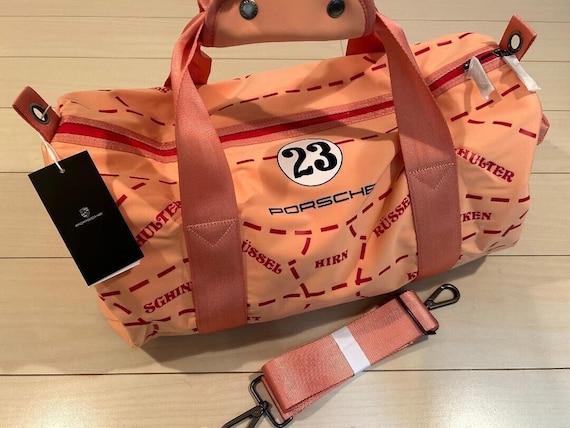PORSCHE ポルシェ ピンクピッグ BAG 23号車 豚 ボストンバッグ 917 Pink Pig No. 23 Original Duffle Bag Boston Bag Factory Sealed