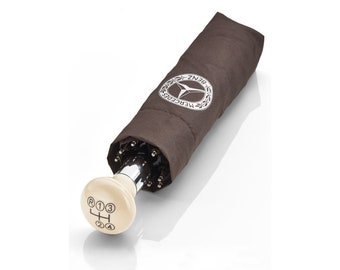 300 SL Original Compact Umbrella Brown / Cream B66041533