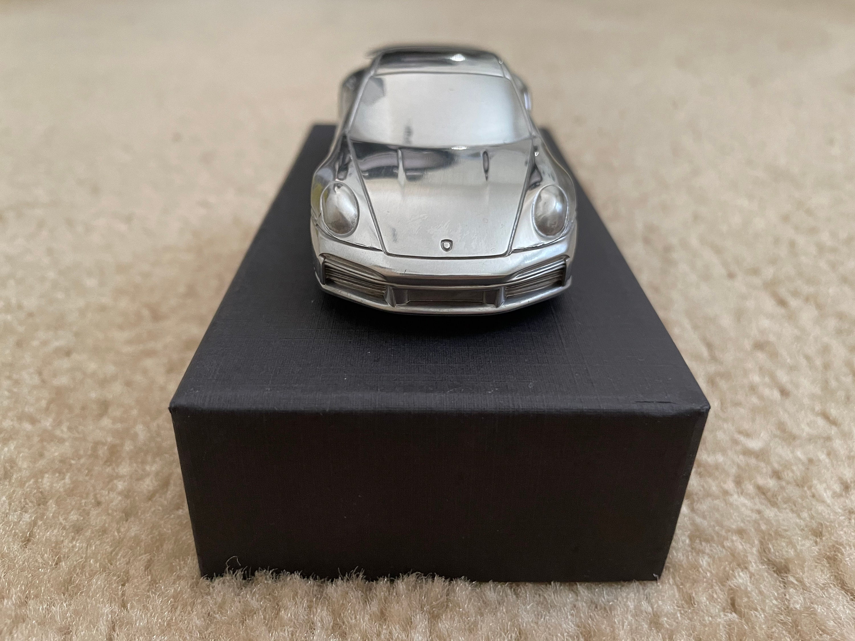 911 992 Turbo 1:43 Paperweight Aluminum Chrome Model - Etsy