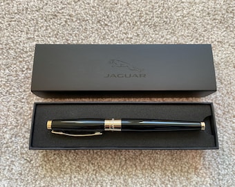 NIB~ Jaguar Original Premium Gold Plated Signature Ball Point Pen Limited Edition