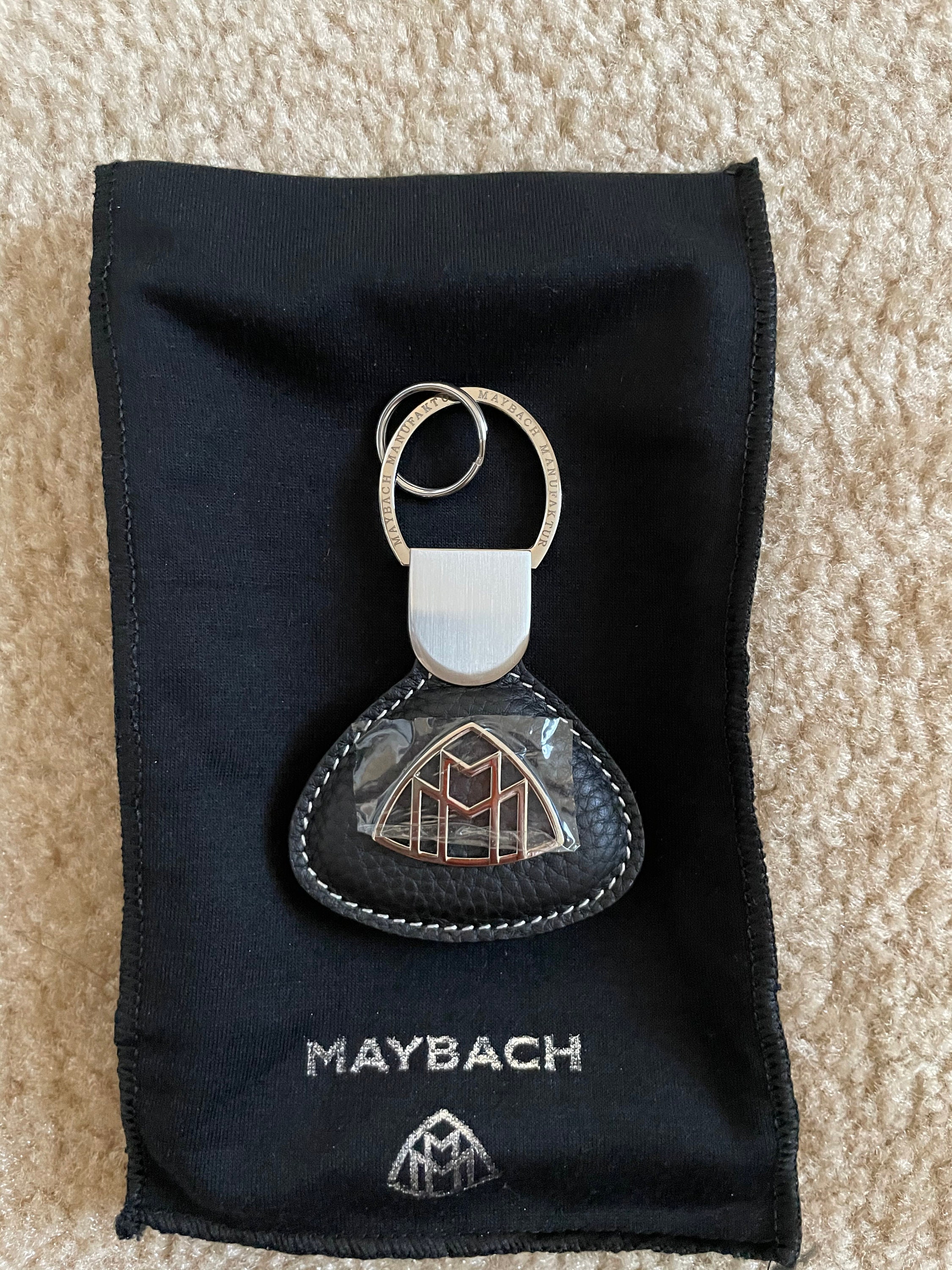 MAYBACH Original Keyring Nappa Leather Black - Etsy
