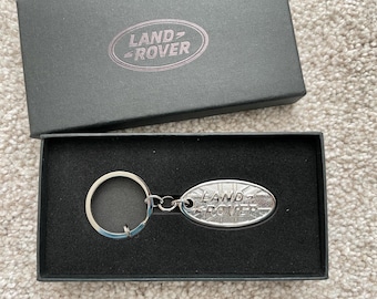 Llavero vintage con el logotipo original de Land Rover