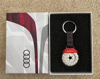 Audi Sport Original Brake Caliper Keyring Red