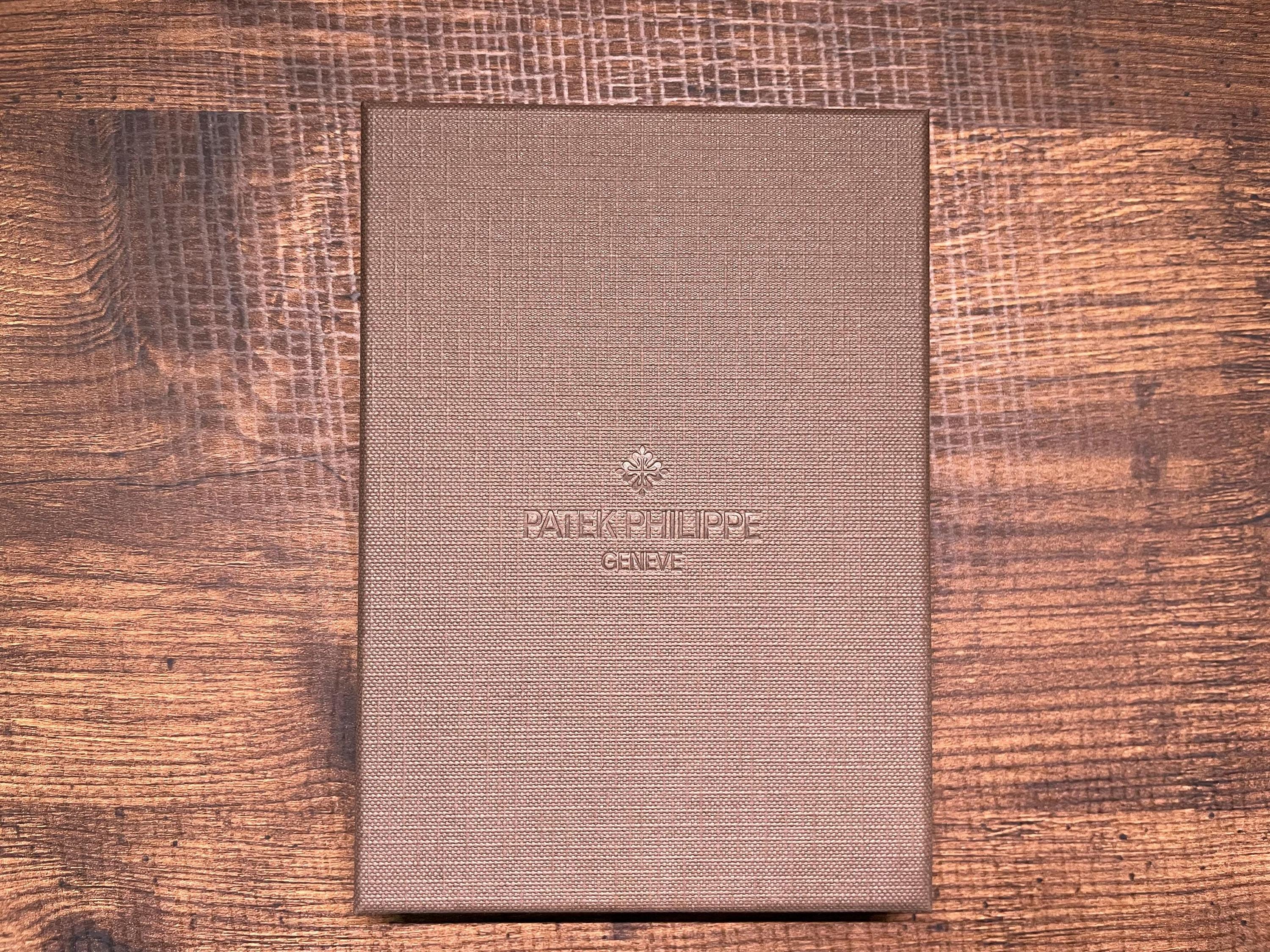Patek Philippe Vintage Saffiano Leather Passport Holder Black/wine