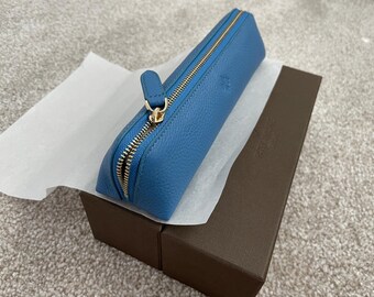 Patek Philippe Vintage Leather Pen Case Nile Blue Accessory Gift