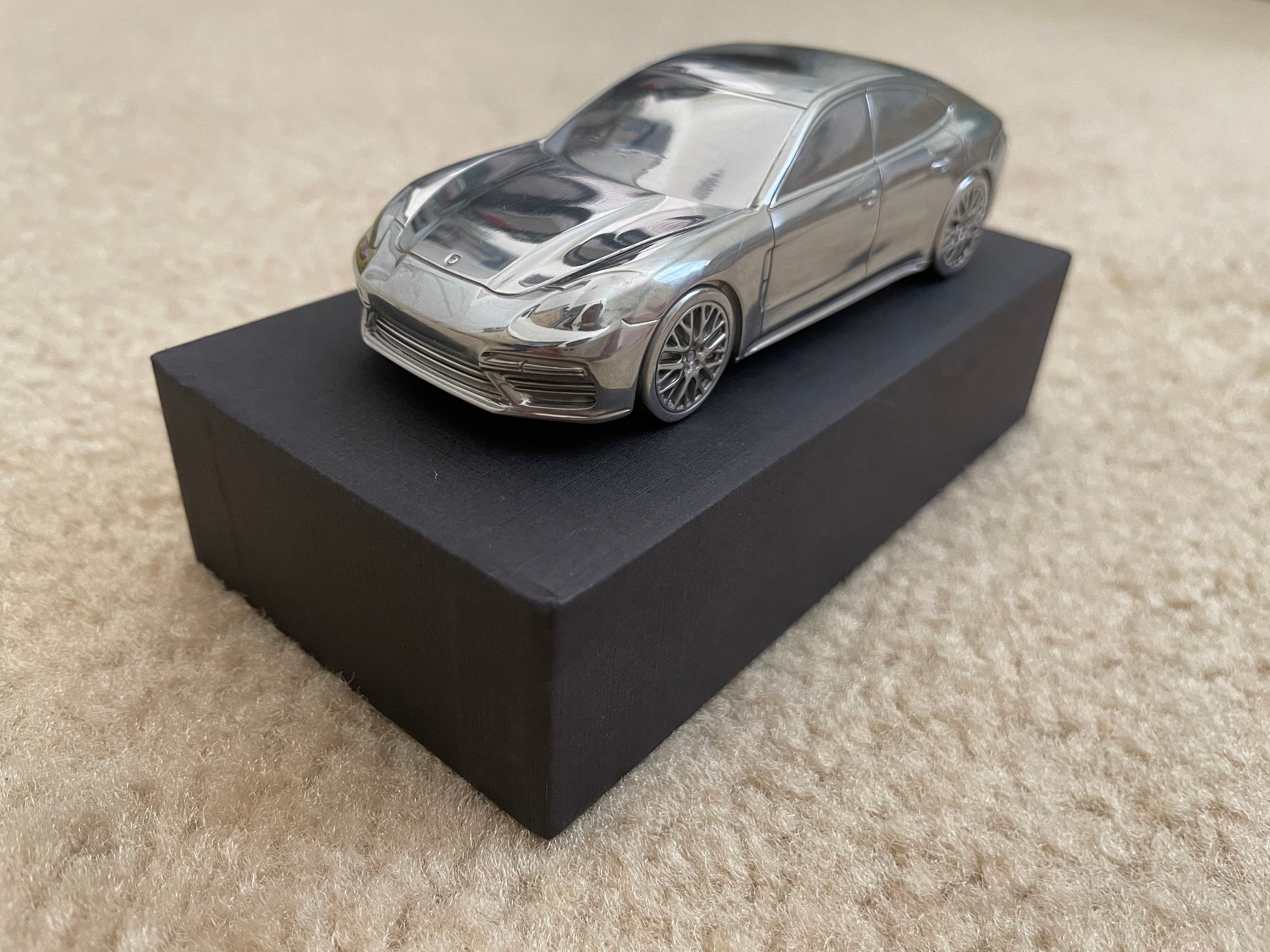 Panamera Limited Edition 1:43 Paperweight Aluminum Chrome Model - Etsy