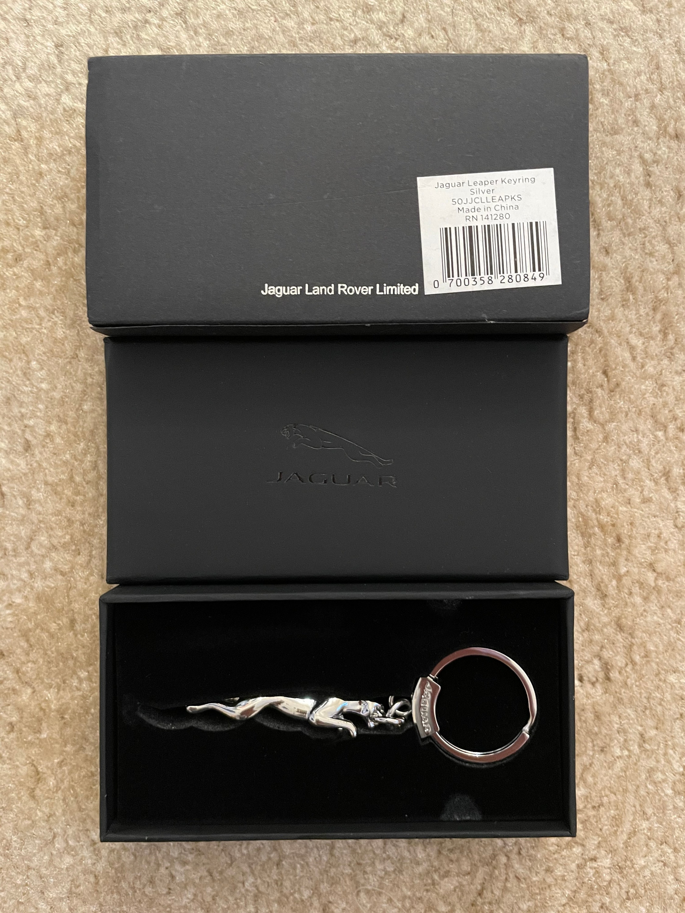 Jaguar Leaper Original Keychain Keyring in Silver - Etsy