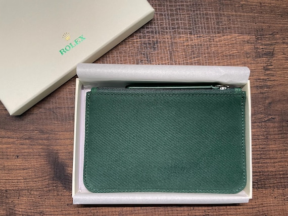 ROLEX Vintage Green Watch Travel Pouch Case - Etsy