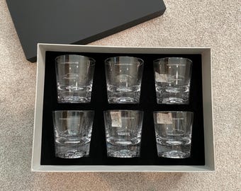 Driver's Selection Crystal Whisky Glasses, Limited Edition, Set of 6